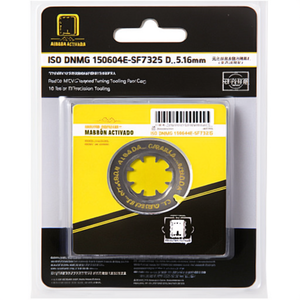 Plaquette de tournage indexable ISO DNMG 150604E-SFT7325 D. 5.16mm MT-CVD revêtue, lot de 10 pour outillage de précision - Product Image 2