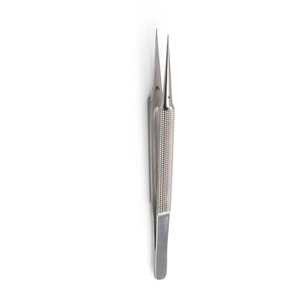 Pinces microchirurgicales manuelles en acier inoxydable, instrument de précision pour les procédures médicales, dentaires et vétérinaires délicates, haute qualité - Product Image 1