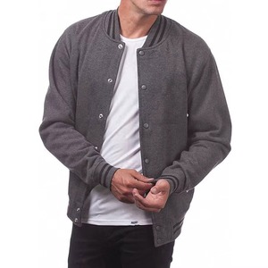 Chaquetas universitarias de béisbol para hombre, abrigo deportivo con forro acolchado y tela de lona con cuello levantado a la venta - Product Image 4
