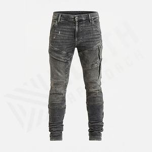 Manufacturer New Fashion Autumn Casual Men's Jeans Pants Male Mid Customized Color <b>Denim</b> Simple Design <b>Trousers</b> Wholesale High - Product Image 1