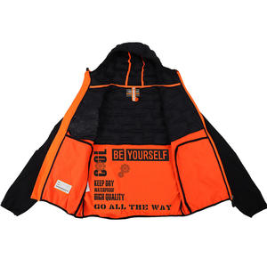 แจ็กเก็ตใส่ทำงานอบอุ่นปรับแต่งได้สำหรับทุกเพศผ้าฝ้ายระบายอากาศพร้อมฮู้ดกางเกงทำงานที่ได้รับการรับรองจาก CE/EU - Product Image 6