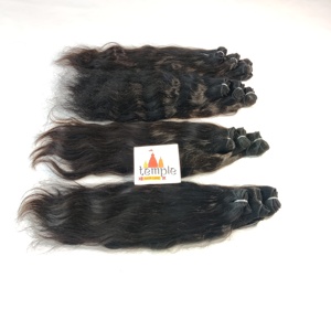 Vente en gros 100% paquet vierge vietnamien couleur naturelle brute femmes noires pas cher machine double trame extensions de cheveux humains à vagues profondes - Product Image 5