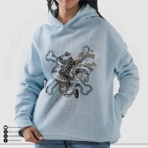 เสื้อฮู้ดโอเวอร์ไซส์ผ้าหนาปักลาย3D วินเทจพิมพ์ลายดิจิตอลสำหรับฤดูหนาว - Product Image 2