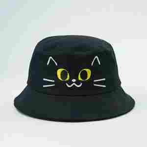 Chapeau de plage unisexe en toile de coton 100% personnalisé avec logo brodé pour le printemps/été, chapeau de seau brodé - Product Image 3