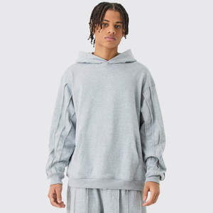 Chándal para hombre, chándal Vintage con parche desgastado bordado, chándales acampanados y con capucha, chándales de lavado ácido que se desvanecen al sol para hombre 2025 - Product Image 3