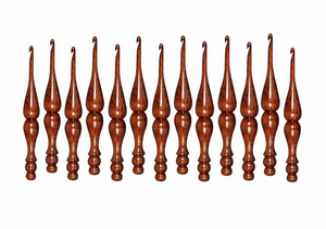 Ensemble de crochets en bois colorés écologiques modernes et tendance, best-seller, prise en main confortable et lisse pour un tricot à la main facile - Product Image 3