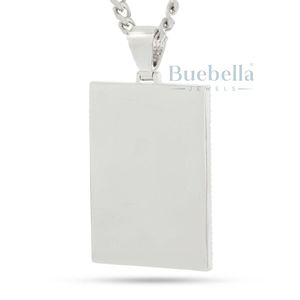 Ropa de calle para hombre, de plata 925 colgante de collar con oro y diamantes, abalorios de moissanita de estilo Hip Hop, joyería de estilo rapero para perros - Product Image 5