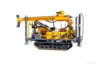 MEIZHOU LION L280 200m Foreuse de puits d'eau diesel sur chenilles, double usage eau/terre, haute performance