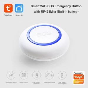ปุ่ม SOS แบบไร้สาย Tuya WiFi RF433MHz พร้อมแบตเตอรี่ ระบบเรียกผู้ดูแลไร้สาย PST-<span class=keywords><strong>WE571</strong></span> - Product Image 2