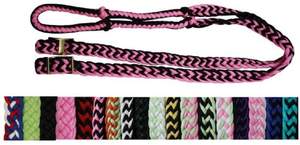 Riendas divididas Riendas de algodón Caballo Riendas de algodón/poliéster Colores surtidos Negro Marrón Rosa Azul Rojo Verde - Product Image 2