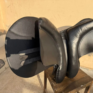 Premium Black Leather English Horse Saddle with Deep Padded Seat | Equestrian Riding Saddle - Product Image 2