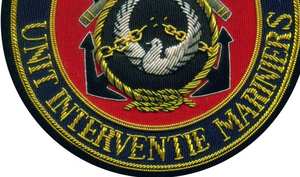 Insignia de Lana Dorada de Primera Calidad para Blazer, Insignia Bordada de Tela con Lentejuelas, Decoración para Uniforme Escolar, Tela para Coser, Excelente - Product Image 3