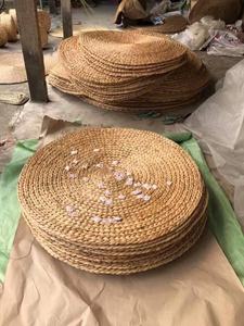 Best Seller Eco Friendly Products 2024 Wholesale Natural <b>Round</b> WATER HYACINTH <b>PLACEMATS</b> - Product Image 3