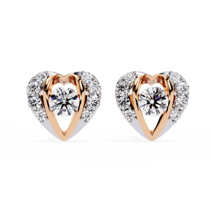 Pendientes Brillantes de Oro de 18K con Diamante Cultivado en Laboratorio, Pendientes de Diamantes Premium - Product Image 2