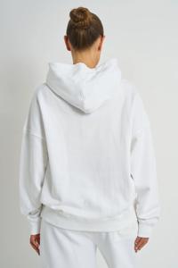 Chándal Largo Bordado Sólido de Invierno con Logotipo Personalizado para Mujer, Color Blanco - Product Image 6