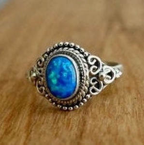 Anillo de Plata de Ley Tailandesa Vintage con Delicado Encaje y Forma de Flor Natural, Regalo de Compromiso, Anillo de Fiesta, Joyería Natural S925, Versátil - Product Image 1