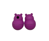 Nouveau design 2023 du Vietnam Logo personnalisé en caoutchouc en forme d'oreille d'ours pour chiens Interactive Treat Food Toys