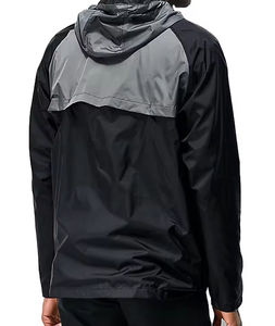 Chaqueta Cortavientos para Hombre, Ligera, Impermeable, para Entrenamiento, Correr al Aire Libre, Ropa Deportiva Informal, Transpirable, con Capucha - Product Image 2