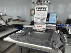 เครื่องจักรเย็บผ้า ยี่ห้อ <span class=keywords><strong>Janome</strong></span> รุ่น 550e เครื่องปักคอมพิวเตอร์ สำหรับเสื้อยืด พิมพ์อัตโนมัติ หัวเดียว เครื่องปักลายโมโนแกรม - Product Image 2