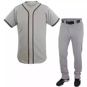 Uniforme de baseball personnalisé ODM OEM de haute qualité Maillot imprimé à rayures en polyester 100% avec logo et couleurs personnalisés pour adultes - Product Image 1