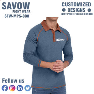 เสื้อเชิ้ตผู้ชายลำลองแบบสั่งทำพิเศษ คุณภาพสูง ผ้าถักไม่หด 100% ผ้าฝ้าย ระบายอากาศดี ลายพิมพ์เทคนิคพิเศษ - Product Image 5