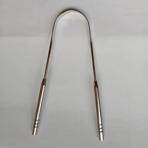 Nettoyant lingual ovale haut de gamme double face personnalisable avec logo, écologique, portable, réutilisable, antidérapant, pour l'hygiène bucco-dentaire - Product Image 6