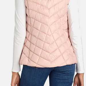 Nuevo Chaleco Acolchado Personalizado con Logotipo para Mujer, Tejido de Lona Transpirable, Ropa Casual de Invierno para Exteriores, Alta Calidad - Product Image 6