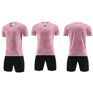 Conjunto de camiseta de fútbol con logotipo personalizado para hombres, ropa de equipo transpirable para jóvenes y niños, kit de entrenamiento de fútbol de poliéster, camiseta de fútbol - Product Image 1
