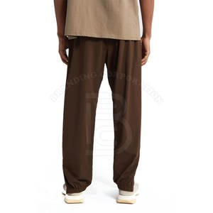 กางเกงวอร์มผ้าไนลอนสำหรับผู้ชายกางเกงกันลมปักขากว้างกางเกงกีฬาลำลองกางเกงกันลมโพลีเอสเตอร์ตรงสำหรับกลางแจ้ง - Product Image 2