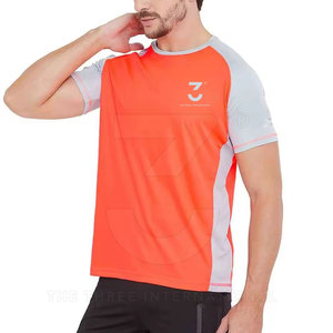 Custom Fitness Wear <b>Men</b> Gym T Shirts Featuring Athletic <b>Stretch</b> Construction For Training Running And Performance Activities - Product Image 5