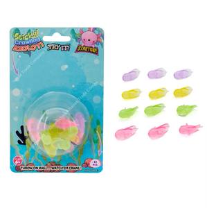 4 Stili di Giocattoli Adesivi Colorati, Animali Morbidi <span class=keywords><strong>Squishy</strong></span>: Tartaruga, Dinosauro, Cucciolo, Animali Marini, Mini Giocattoli Adesivi in TPR - Product Image 3