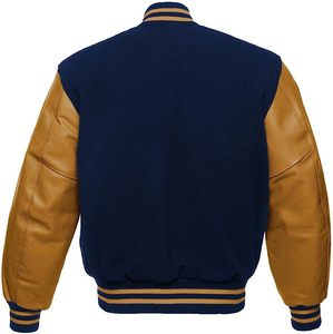 Chaquetas Varsity de Alta Calidad 100% Lana con Cuello Alto para Hombre y Mujer, Nuevas, con Letras de Chenilla, Estilo Urbano, Genuinas, Impermeables y Resistentes al Viento - Product Image 2