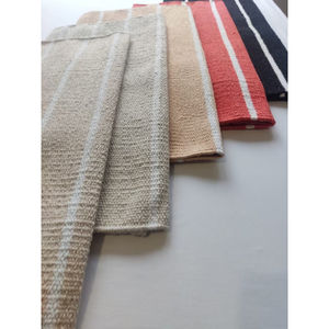 Tapis de porte à rayures en coton tissé à la main de qualité supérieure - Product Image 5