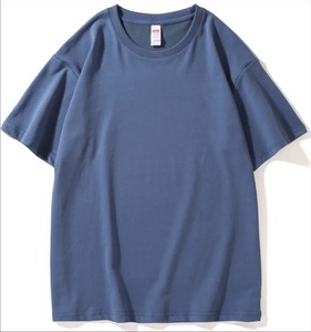 100% algodón puro verano marca de gama alta hombres manga corta cuello redondo estilo de moda media manga Top transpirable camiseta - Product Image 2