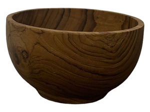 Bol de service à salade en bois fait à la main pour les repas de famille de fête de cuisine et l'utilisation quotidienne - Product Image 2