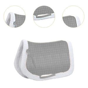 แผ่นรองอานม้าแบบหรูหราพร้อมขนสัตว์ ขายส่งจากผู้ผลิตตามสั่ง สำหรับอุปกรณ์ขี่ม้าระดับไฮเอนด์ - Product Image 1