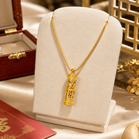 Collier en or K avec zircone cubique, chaîne ethnique en corde et pendentif bambou, bijoux de mariée pour boutique de cadeaux, vente en gros, personnalisable