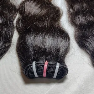 100% Virgin Human Hair Bundle Extension Raw Indian Remy Natural human hairs manufactures from India