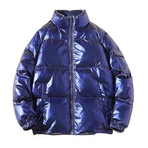 Chaquetas acolchadas brillantes de invierno para hombre, abrigos informales de alta calidad para hombre, Parka para exteriores, chaquetas cálidas a prueba de viento, prendas de vestir a prueba de viento - Product Image 4