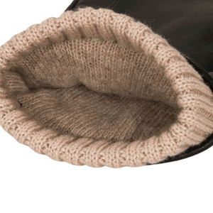 <b>Dress</b> Gloves Touchscreen Function Pure Leather Handmade Genuine Leather <b>Winter</b> Gloves <b>Warm</b> lining Leather Mitten - Product Image 3