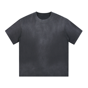 T-shirt vintage délavé à l'acide pour homme, impression DTG personnalisée, 300 g/m², style uni, design décontracté - Product Image 1