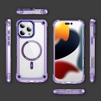 Coques antichoc semi-transparentes magnétiques en TPU au design populaire, style Ins pour Oppo 16 Pro Max