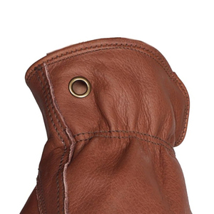 ถุงมือหนังป้องกันสำหรับการก่อสร้างและเชื่อมด้วยนิ้วเสริมและซับในที่สะดวกสบาย - Product Image 5