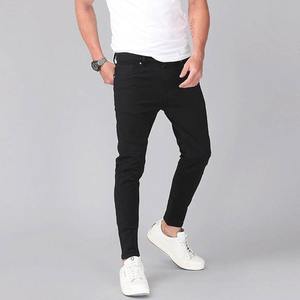 Jeans droits en toile vintage lavée, écologiques, personnalisés pour hommes, 100% haute qualité - Product Image 5