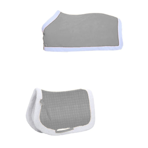 แผ่นรองอานม้าแบบหรูหราพร้อมขนสัตว์ ขายส่งจากผู้ผลิตตามสั่ง สำหรับอุปกรณ์ขี่ม้าระดับไฮเอนด์ - Product Image 3