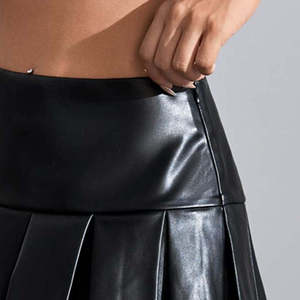 Nouvelles jupes en cuir décontractées pour femmes, design personnalisé, couleur et taille personnalisées, respirantes, de haute qualité, en vente - Product Image 2