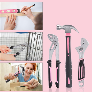 Ifixpro sửa chữa xe thiết lập cho cô gái 219 pcs công cụ Kit ổ cắm cờ lê kết hợp công cụ thiết lập thổi đúc hộp tất cả các mục đích hộ gia đình màu hồng - Product Image 5