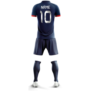 Uniformes de Fútbol Personalizados para Equipos, Conjunto para Adultos, 100% Poliéster Transpirable de Alta Calidad con Nombre, Colores y Logotipo del Equipo Personalizados - Product Image 3