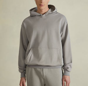 Sweat à capuche de qualité supérieure pour homme, style urbain, coupe ample et lourde, fabriqué en 100% coton, avec épaules tombantes décontractées et confortables - Product Image 6