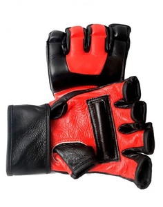 MMA Grappling Gloves Cowhide Leather Material for Martial Arts and Boxing - Product Image 2